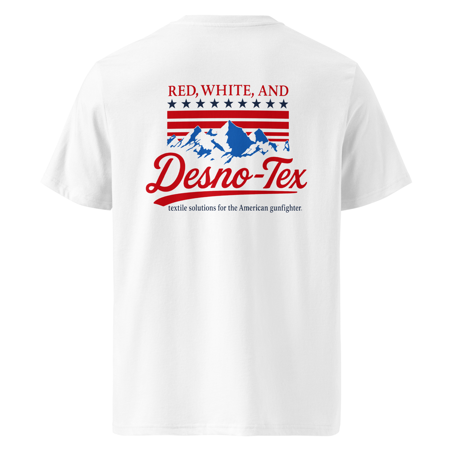 Red, White, and Desno-Tex T-Shirt